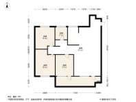鲁骐·书香世家3居室户型图