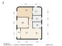 世茂深港国际中心128m 2室2厅2卫1厨