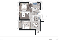 世茂深港国际中心128m 2室2厅2卫1厨