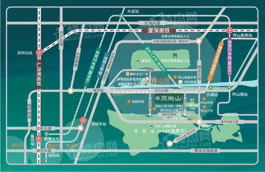 润樾山交通图