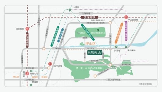 润樾山交通图