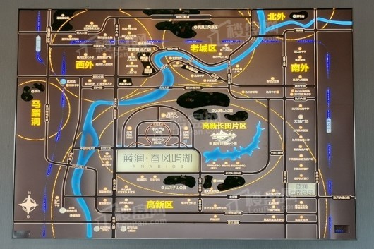 蓝润·春风屿湖交通图（）