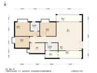 涪陵金科大都会4居室户型图