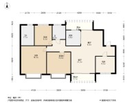 碧桂园智慧家建面约131平四房 4室2厅2卫1厨