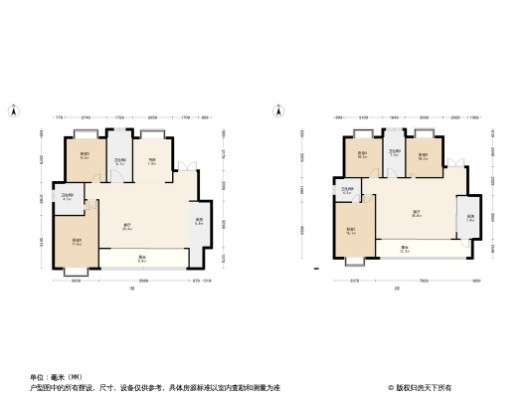 中昂·合府3居室户型图