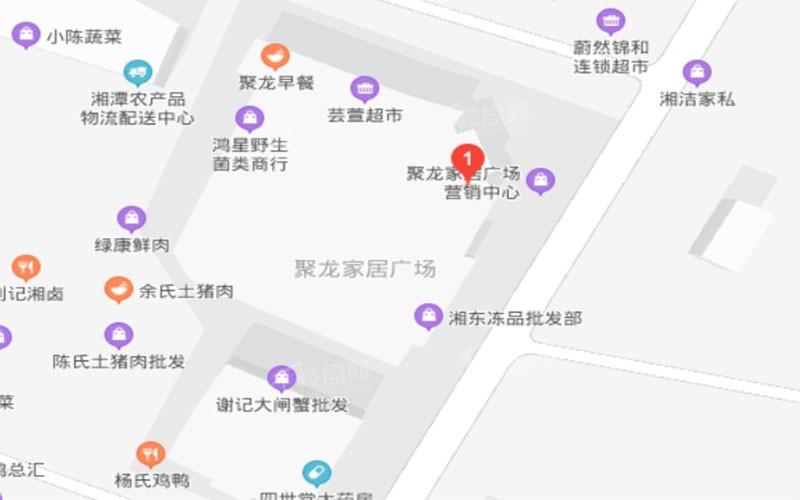 中瀚聚龙广场区位交通图