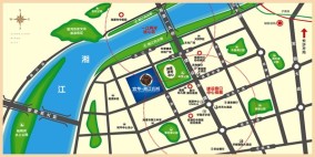 宜华·湘江观邸商铺区位交通图