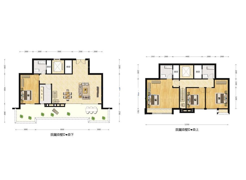 重庆金科博翠山麓4室2厅3卫户型图-重庆楼盘网