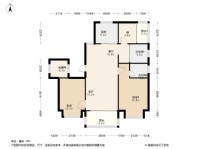 碧桂园天麓府2居室户型图