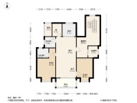 碧桂园天麓府2居室户型图