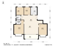 龙居华府A4户型 4室2厅2卫1厨