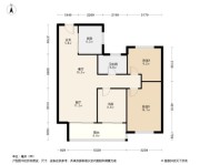 碧桂园名门凤凰城YJ110&90n-B户型 3室2厅1卫1厨