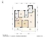 盛悦府C户型 3室2厅2卫1厨