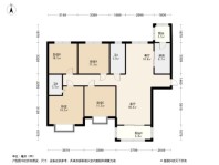 郑州恒大林溪郡尚境户型 4室2厅2卫1厨