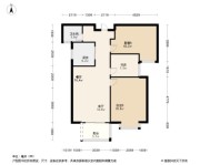 华南城紫荆名都3居室户型图
