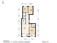 蓝城凤起梧桐E户型 3室2厅2卫1厨