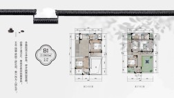 招商十里云裳合院B1户型