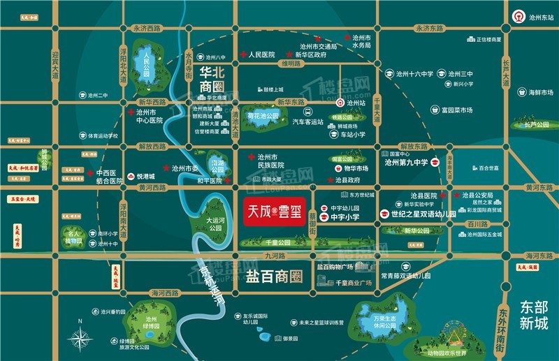 天成云玺位置图