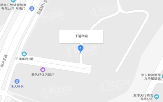 千禧华府位置图