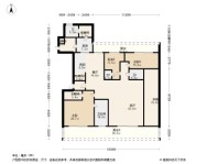 名巨伴山A户型 4室2厅5卫1厨