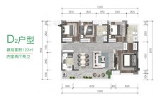D2户型 122㎡