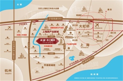 龙湖·春江郦城交通图