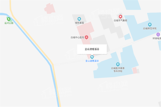 金山迪雅溪谷交通图