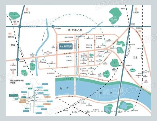 隆生榕溪花园区域图