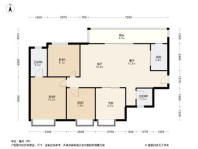 龙记铂樾4居室户型图