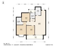 锦官天樾3居室户型图