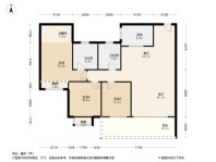 金地·39峯峯域120㎡户型 3室2厅2卫1厨