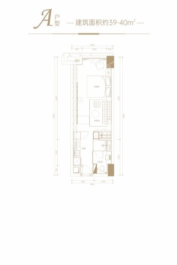 金地商置湘江峯汇户型图