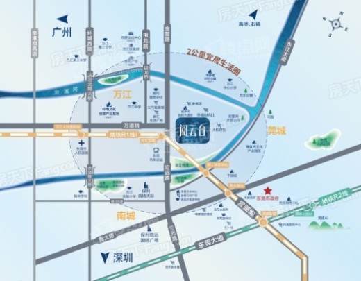 保利·世茂·阳光城·阅云台交通图