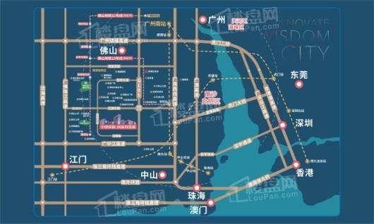 中建国际·创新智慧城公寓交通图
