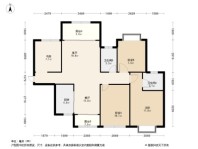 数之城澜庭4居室户型图