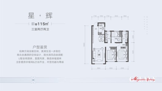 融创鹏辉玉兰星宸户型图