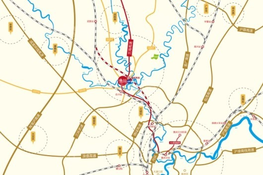合川花滩国际新城花滩一号效果图_实景图_样板间-合川楼盘网
