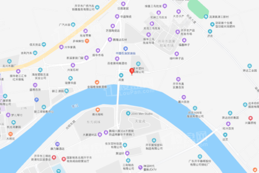 盛安江畔交通图