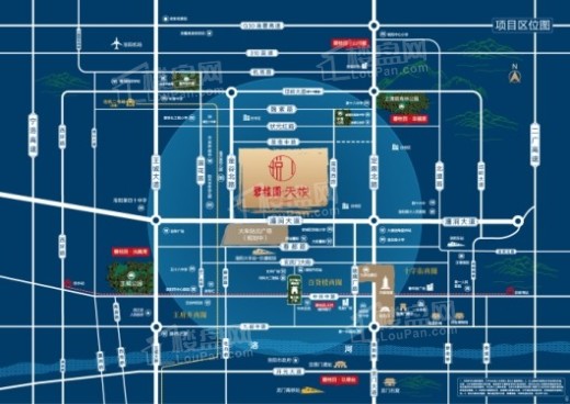 碧桂园·天悦交通图