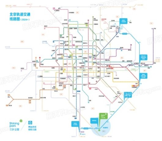 三叶公园交通图