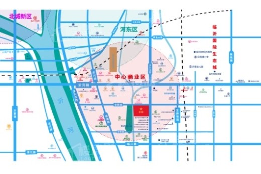 华为中心·云公馆交通图