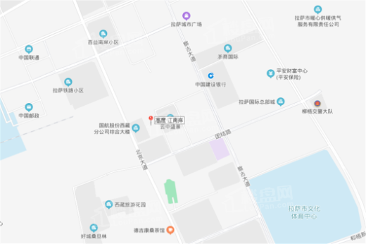 高度·江南岸交通图