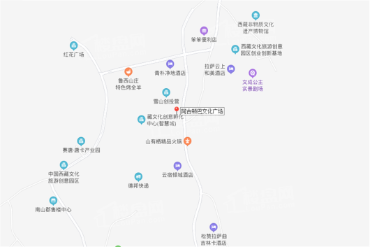 阿古顿巴文化广场交通图