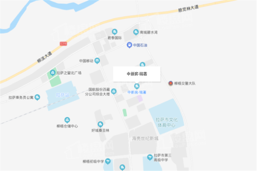 中新房铭著交通图