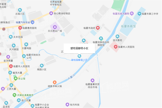 临夏碧桂园都荟交通图