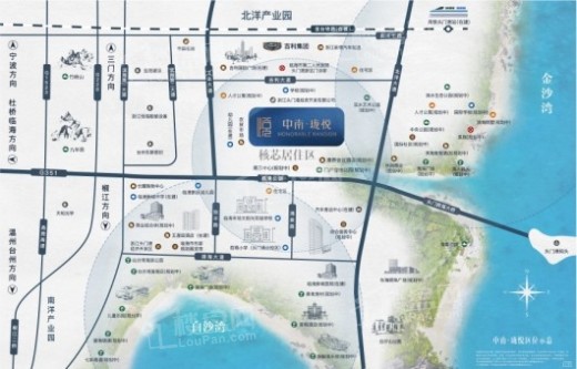 中南珑悦交通图