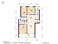 浏阳碧桂园·观园C户型 3室2厅2卫1厨