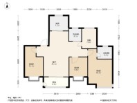 依云湖D户型 约118平 4室2厅2卫1厨