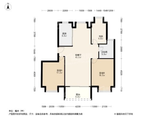 恒文璞悦户型图