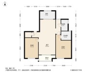 万科魅力花园115㎡2+1房2厅2卫 2室2厅2卫1厨